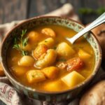 Ile kalorii ma zupa z botwiny z ziemniakami?